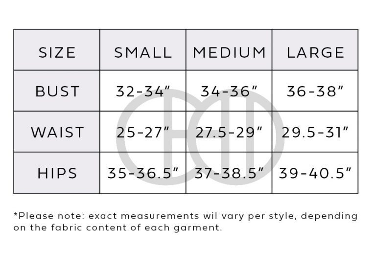 Size Guide - CEFIAN FASHION